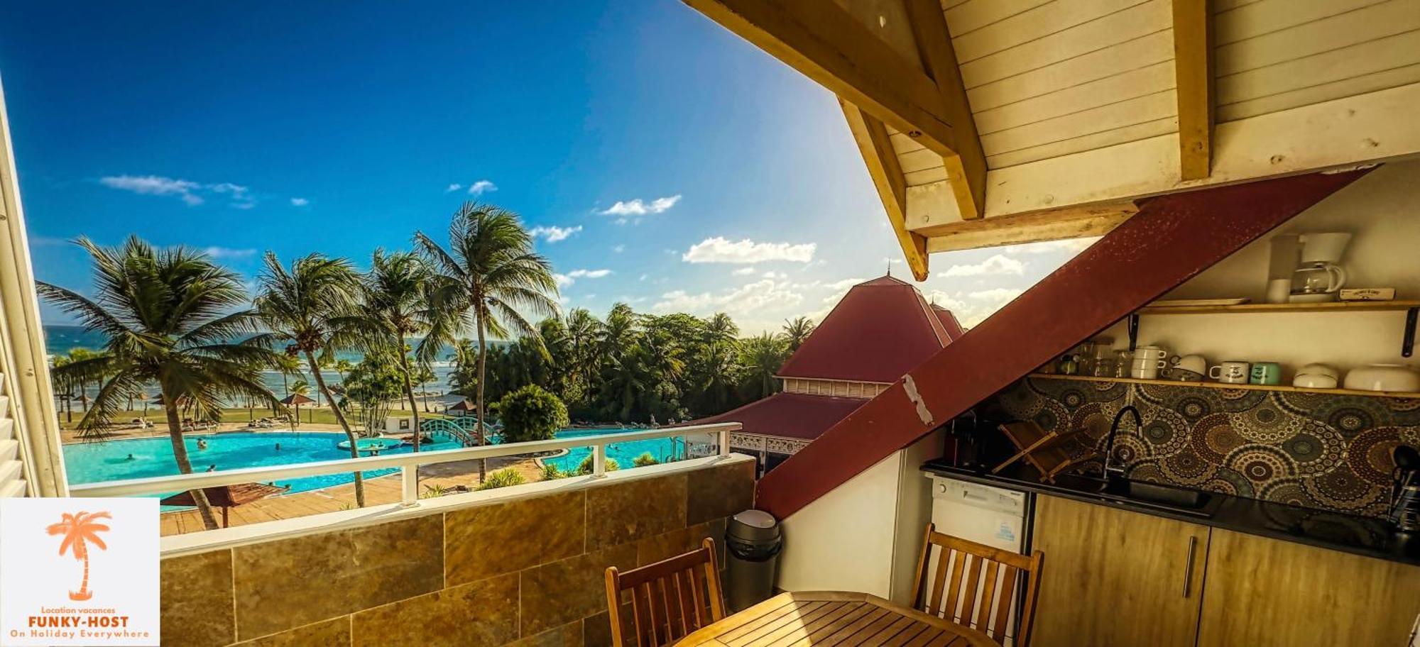 Ti Kaz Funky Host -T3 Vue Mer Premium 3 Etoiles - Village Vacances Sainte Anne Guadeloupe Экстерьер фото