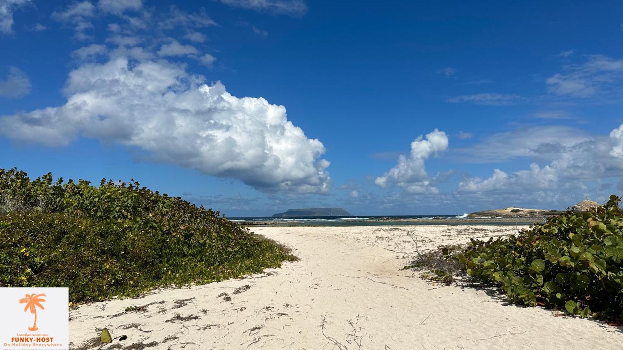 Ti Kaz Funky Host -T3 Vue Mer Premium 3 Etoiles - Village Vacances Sainte Anne Guadeloupe Экстерьер фото